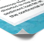 Poster science, géographie ouragan Katrina (Coin)