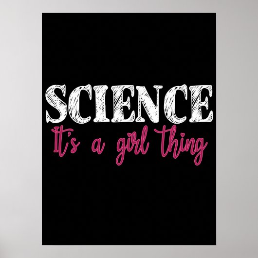 Poster Science - It's a Girl Thing (Devant)