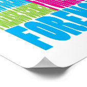 Poster Science légale colorée (Coin)