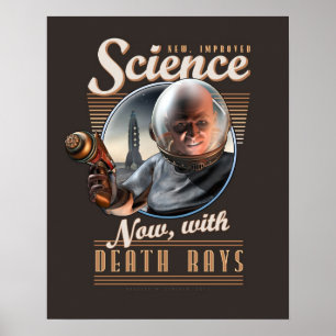 Poster SCIENCE : Maintenant, avec les rayons de la mort!