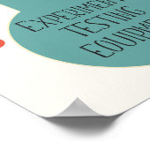 Poster Science Party Laboratoire Chimie Foire Anniversair (Coin)