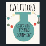 Poster Science Party Laboratoire Chimie Foire Anniversair<br><div class="desc">Conçu par Dream Big Digital Design</div>