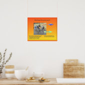 Poster Science, physique, Forces et mouvement, cyclisme (Cuisine)