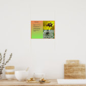 Poster Science, Plante, Reproduction, Pollinisation (Cuisine)