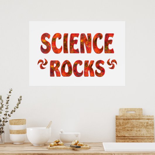 POSTER SCIENCE ROCKS (Cuisine)