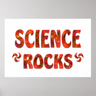 POSTER SCIENCE ROCKS