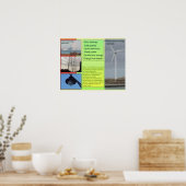 Poster Science, Sources alternatives d'énergie (Cuisine)