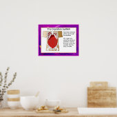 Poster Science, Système digestif (Cuisine)