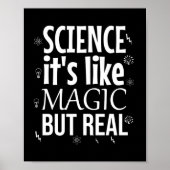 Poster Science's like magic but real (Devant)