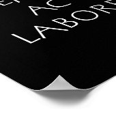 Poster Scientia ac labore (Coin)