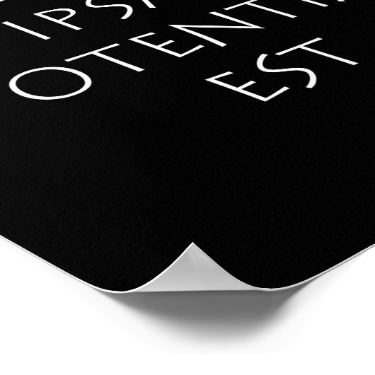 Poster Scientia ipsa potentia est (Coin)