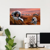Poster Scientifiques sur Mars (Bureau à domicile)