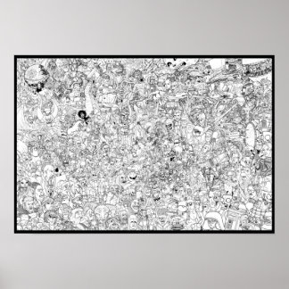 Poster SciFi vs coloration Imaginaire