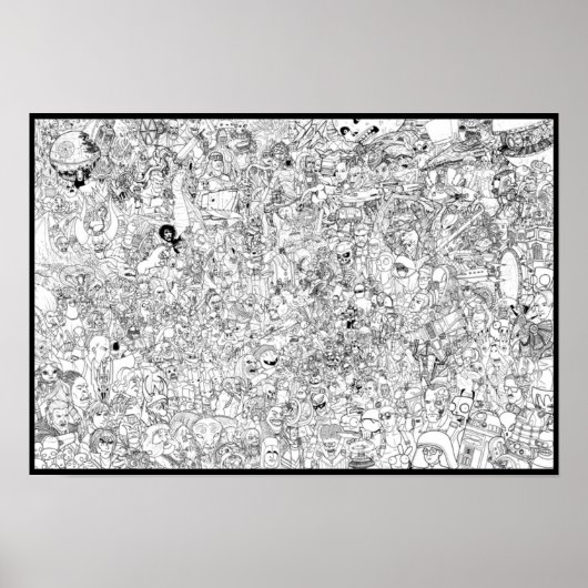 Poster SciFi vs coloration Imaginaire (Devant)