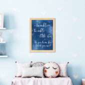 Poster Scintille Petite Étoile Savez-vous Combien Vous êt