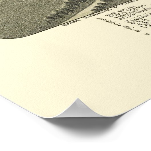 Poster Scio, OH Carte panoramique - 1899a (Coin)