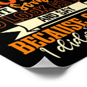 Poster Sclérose Guerrier Je Veux Inspirer Les Gens (Coin)