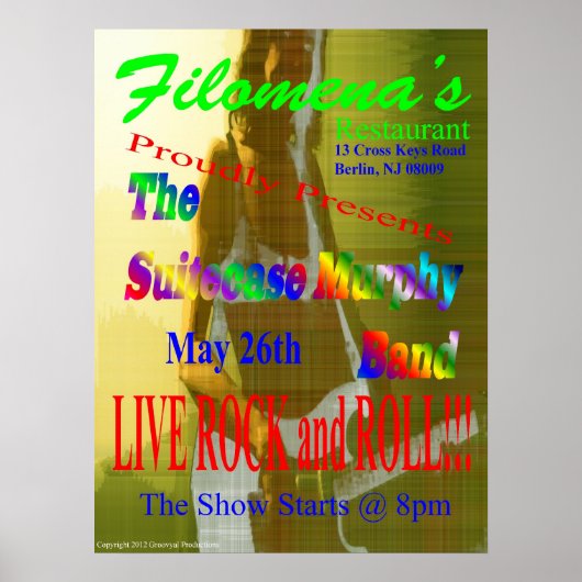 Poster SCMB @ Filomena's 2 (Devant)
