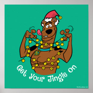Poster Scooby-Doo "Accrochez-vous à votre Jingle"