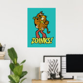 Poster Scooby-Doo and Shaggy Zoinks! (Bureau à domicile)