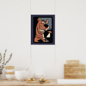 Poster Scooby Doo avec OVNI (Cuisine)