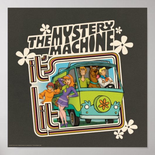 Poster Scooby-Doo | "C'est Lit" Mystery Machine Graphic (Devant)
