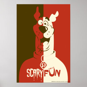 Poster Scooby-Doo "Effrayant"