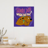Poster Scooby-Doo effrayé (Cuisine)