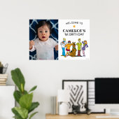 Poster Scooby-Doo et Gang Super Anniversaire Bienvenue (Bureau à domicile)
