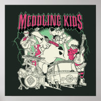 Scooby-Doo et le groupe Gang Meddling Kids Punk