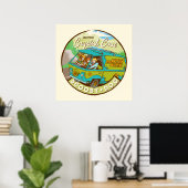 Poster Scooby-Doo | Gang Traversant "Crystal Cove" (Bureau à domicile)