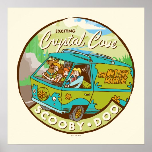 Poster Scooby-Doo | Gang Traversant "Crystal Cove" (Devant)