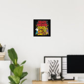 Poster Scooby-Doo | Graphique "Lourde Médaille" (Bureau à domicile)