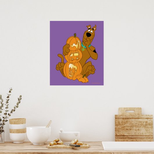 Poster Scooby-Doo | Halloween Jack-O-Lantern (Cuisine)