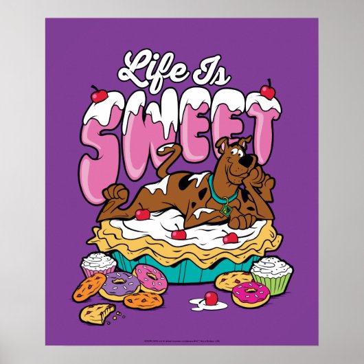 Poster Scooby-Doo "La vie est douce" (Devant)