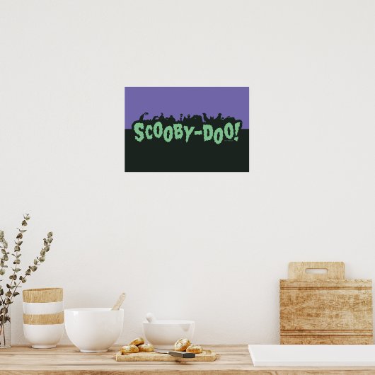 Poster Scooby-Doo ! Logo Monster Silhouette (Cuisine)