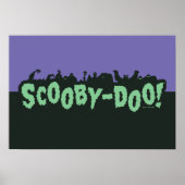 Poster Scooby-Doo ! Logo Monster Silhouette (Devant)