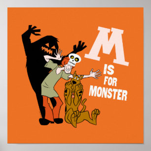 Poster Scooby-Doo   M est pour Monster