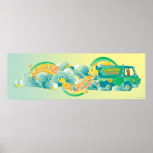 Poster Scooby-Doo   Machine Mystère "Je freine pour la pi