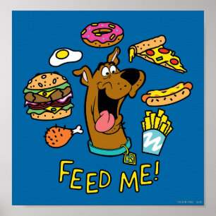 Poster Scooby-Doo Me Nourrit !