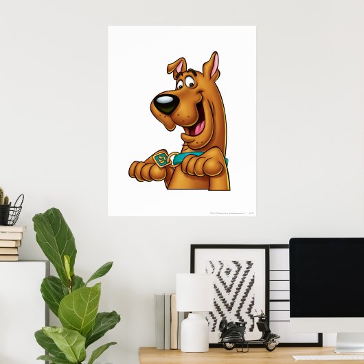 Poster Scooby-Doo Paws Up (Bureau à domicile)
