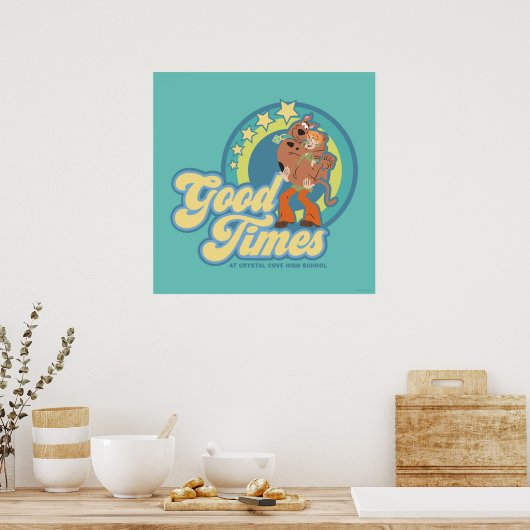 Poster Scooby-Doo & Shaggy Bon Temps à Crystal Cove HS (Cuisine)