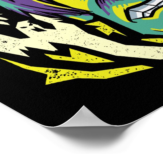 Poster Scooby-Doo | Shaggy effrayée (Coin)