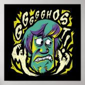 Poster Scooby-Doo | Shaggy effrayée (Devant)