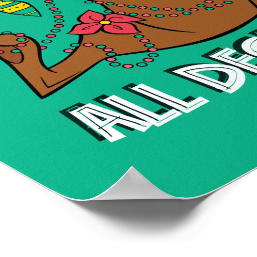 Poster Scooby-Doo Tout Joué (Coin)