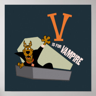 Poster Scooby-Doo   V est pour Vampire