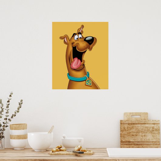Poster Scooby Doo Visage Excité (Cuisine)