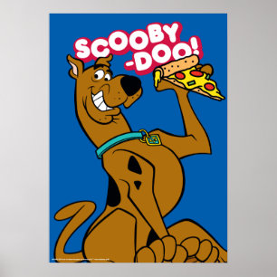Poster Scooby-Doo With Pizza Slice