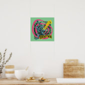 Poster Scooby-Doo Zoinks Punk Guitare Graphisme (Cuisine)