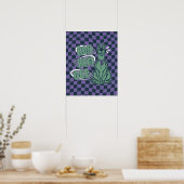 Poster Scooby rétro "OMG" (Cuisine)